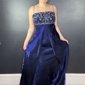 Vintage 90s mall goth prom gown